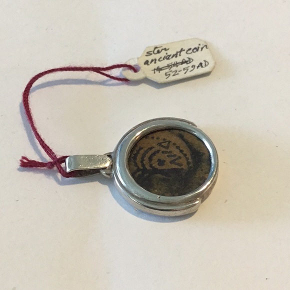 Ancient coin sterling pendant - Picture 2 of 3